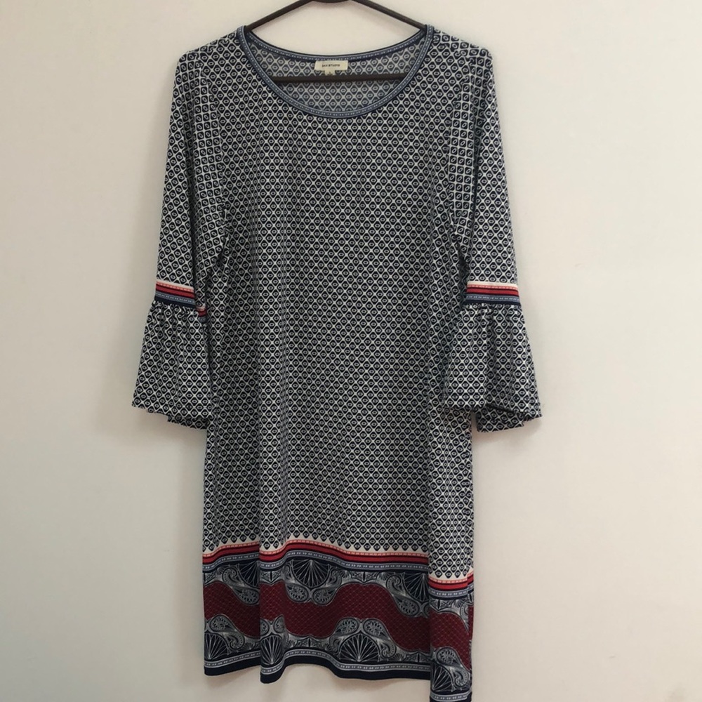 Max Studio Art Deco print dress